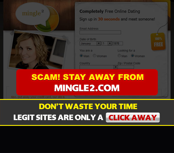 Mingle2 landing page